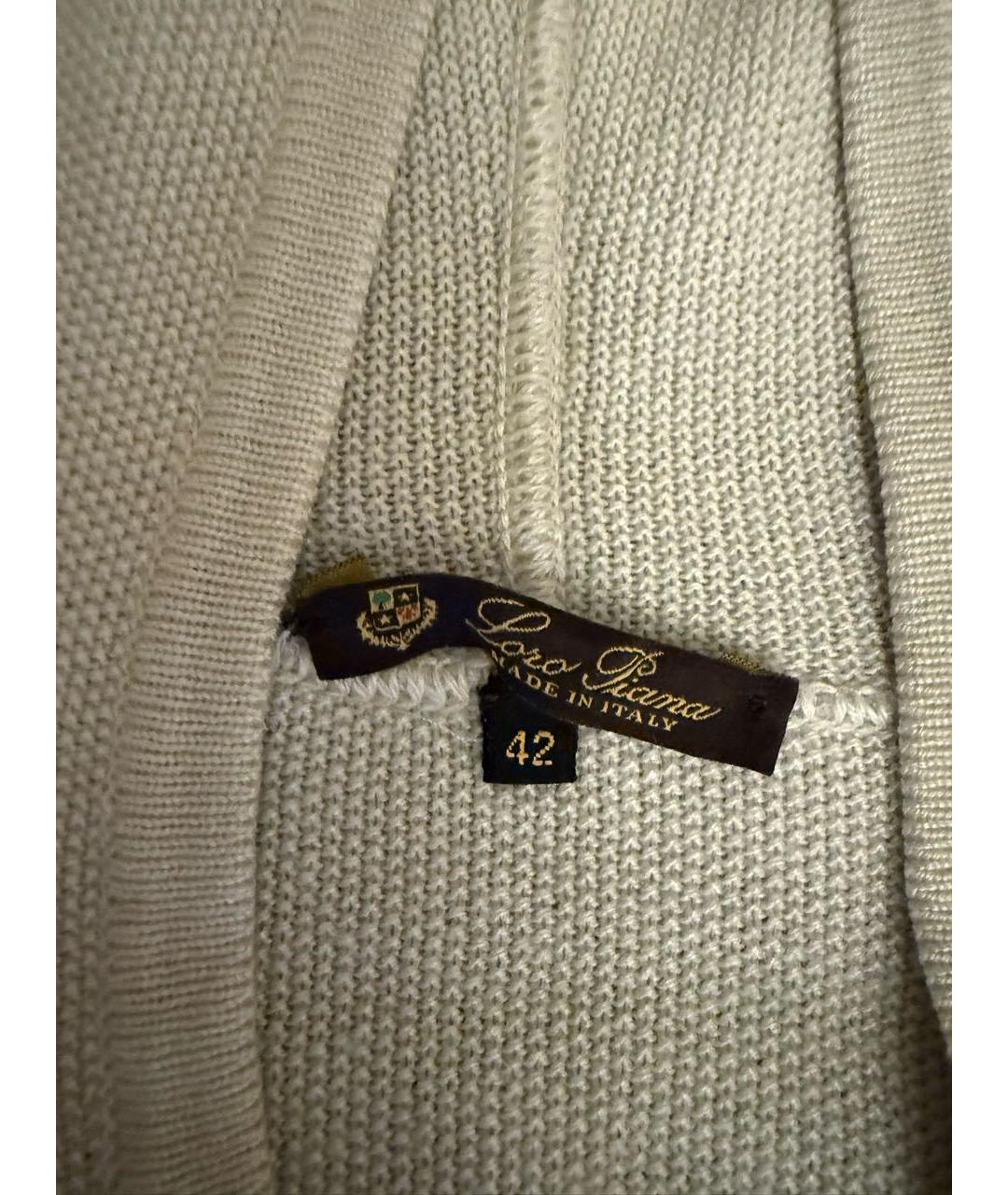 LORO PIANA Бежевый кашемировый джемпер / свитер, фото 2