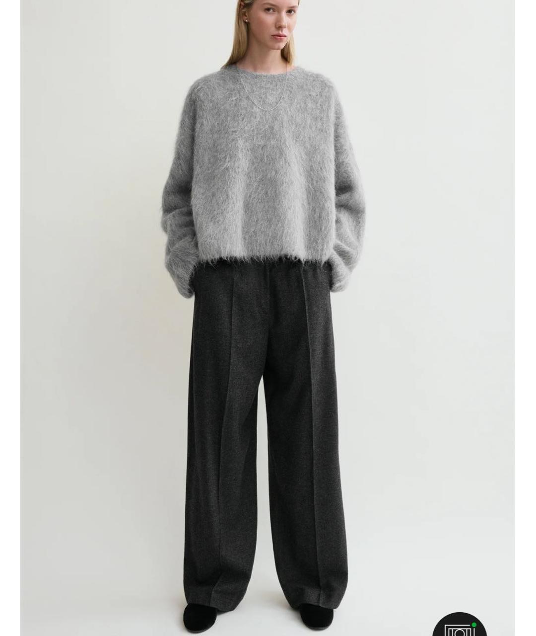 TOTEME Черный шерстяной джемпер / свитер, фото 6