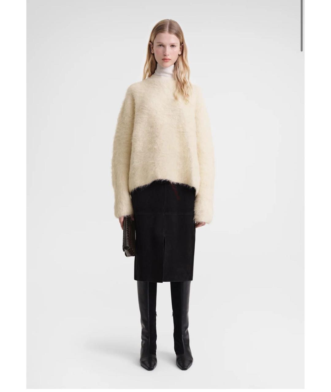 TOTEME Черный шерстяной джемпер / свитер, фото 5