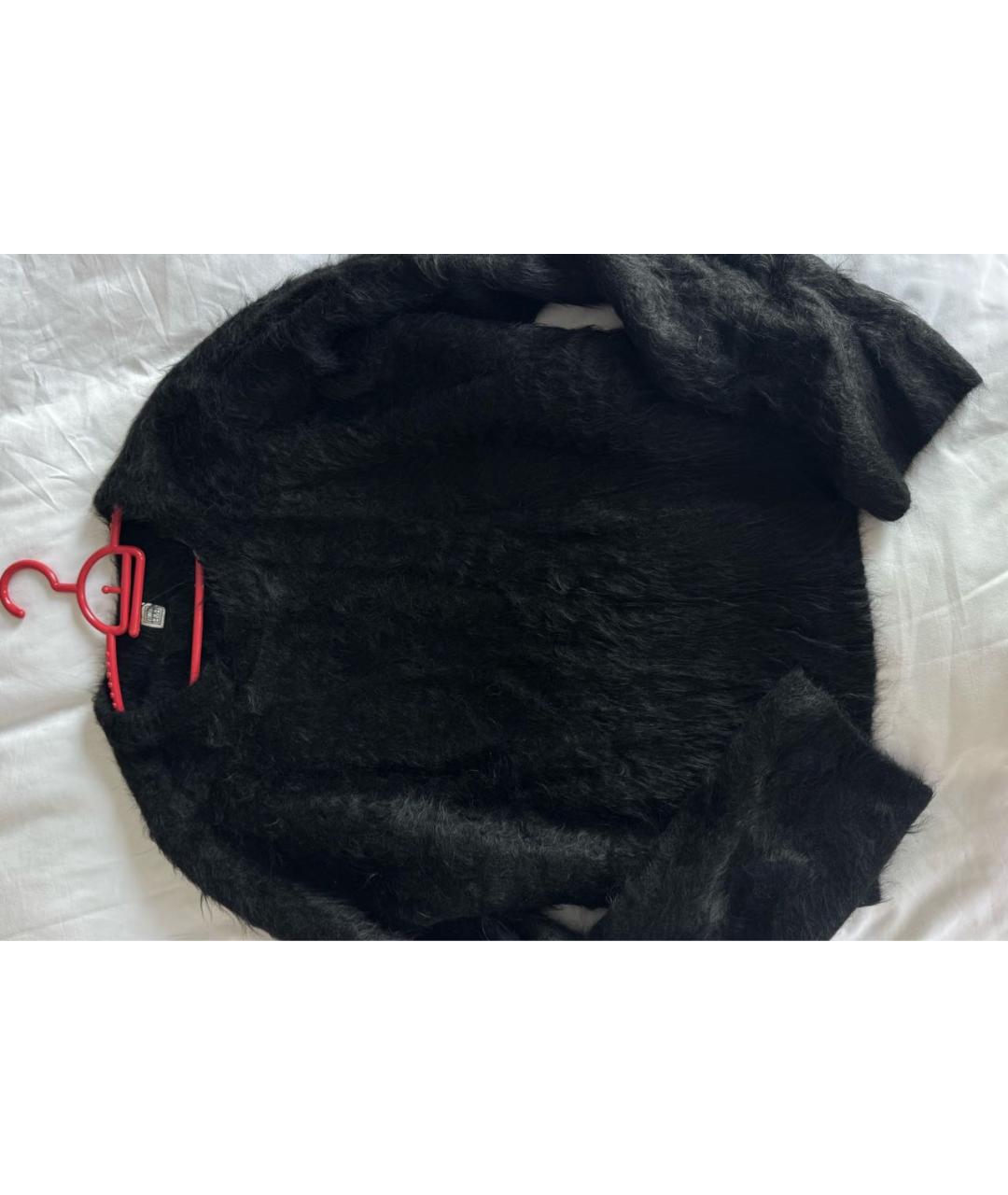 TOTEME Черный шерстяной джемпер / свитер, фото 2