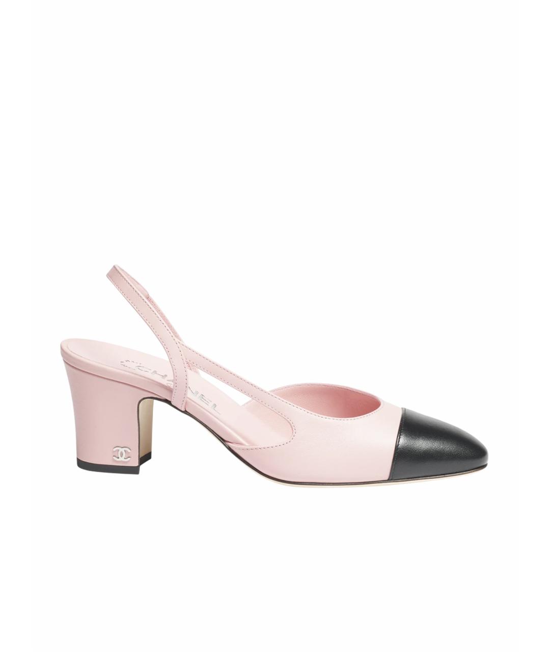 CHANEL Розовые кожаные туфли, фото 1