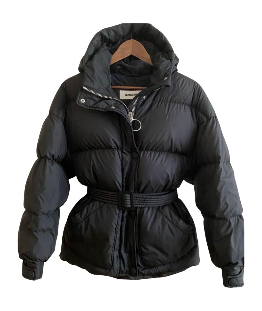 IENKI IENKI Черный полиэстеровый пуховик, фото 1
