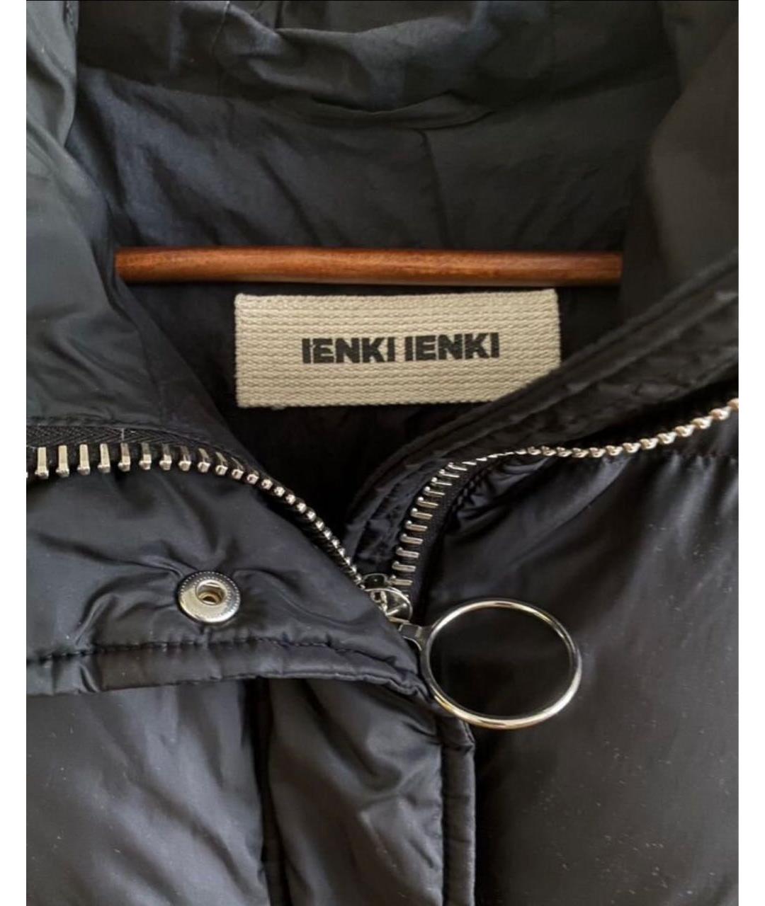 IENKI IENKI Черный полиэстеровый пуховик, фото 2
