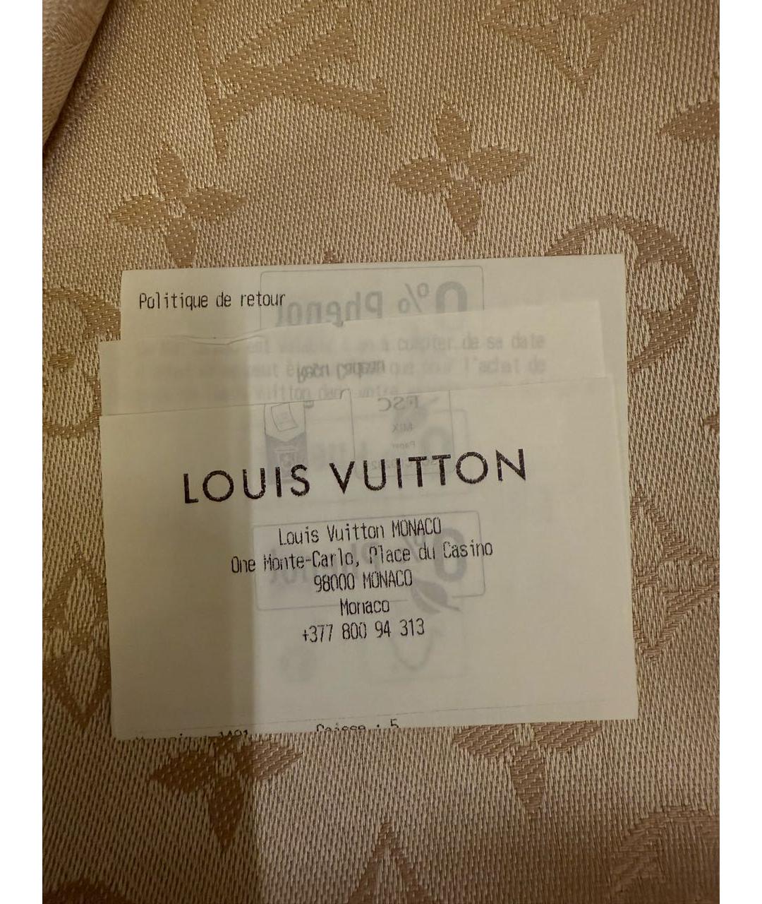 LOUIS VUITTON Розовый платок, фото 3