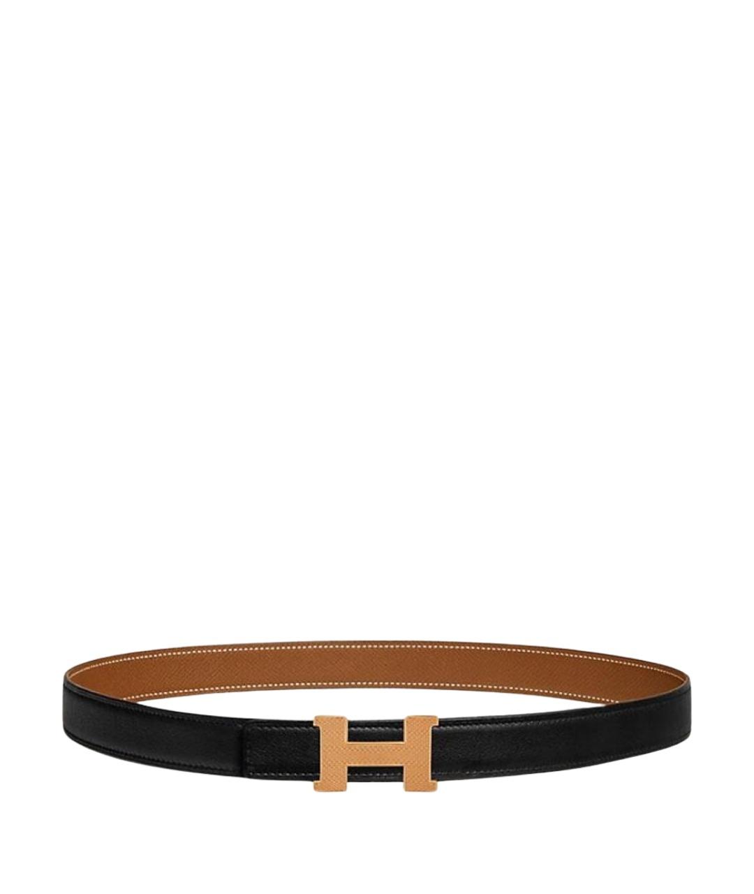 HERMES Коричневый кожаный ремень, фото 1