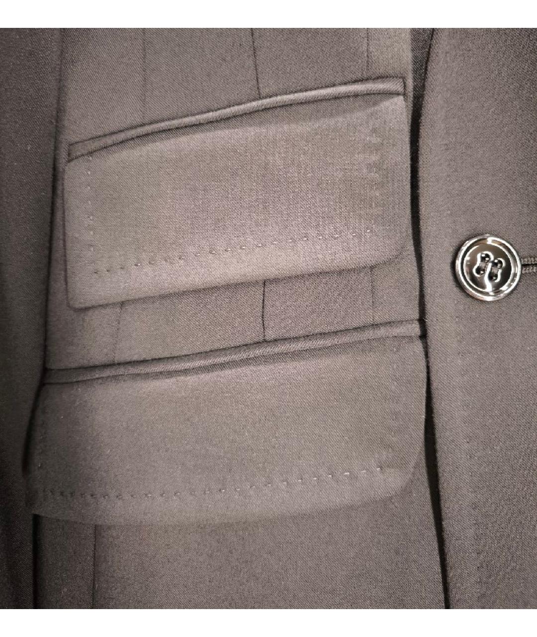 DOLCE&GABBANA Черный шерстяной жакет/пиджак, фото 6