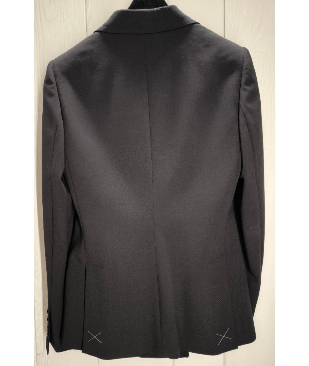 DOLCE&GABBANA Черный шерстяной жакет/пиджак, фото 2