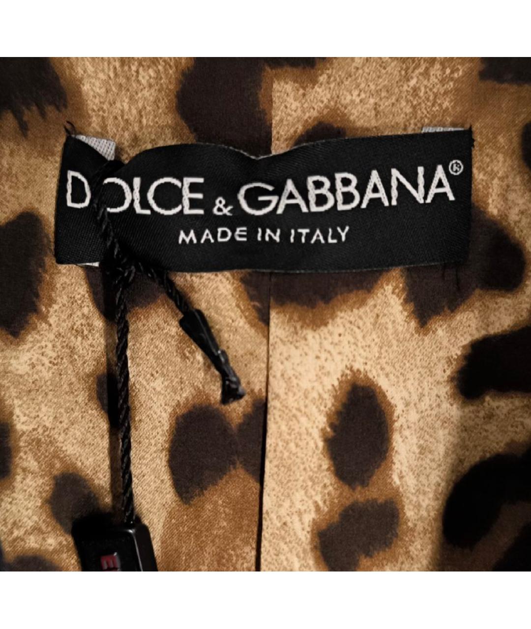 DOLCE&GABBANA Черный шерстяной жакет/пиджак, фото 9