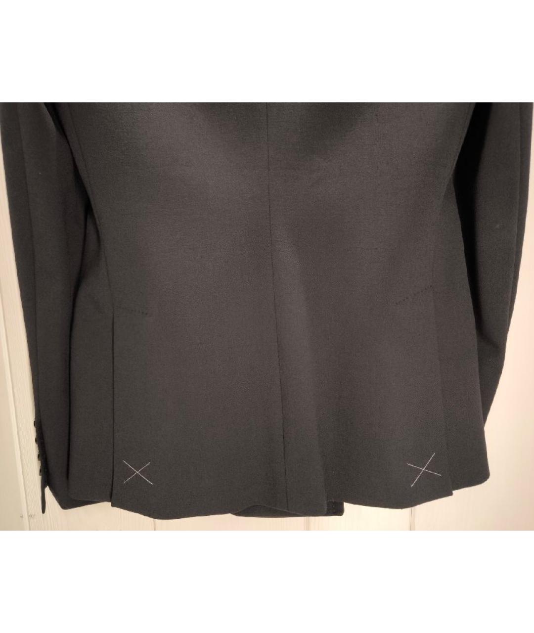 DOLCE&GABBANA Черный шерстяной жакет/пиджак, фото 4