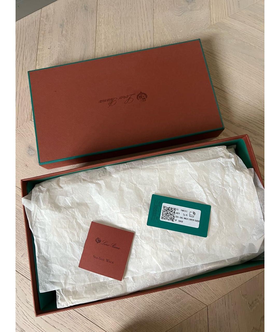 LORO PIANA Бежевые замшевые лоферы, фото 5