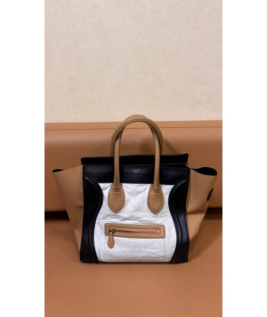 CELINE Мульти кожаная сумка тоут, фото 2