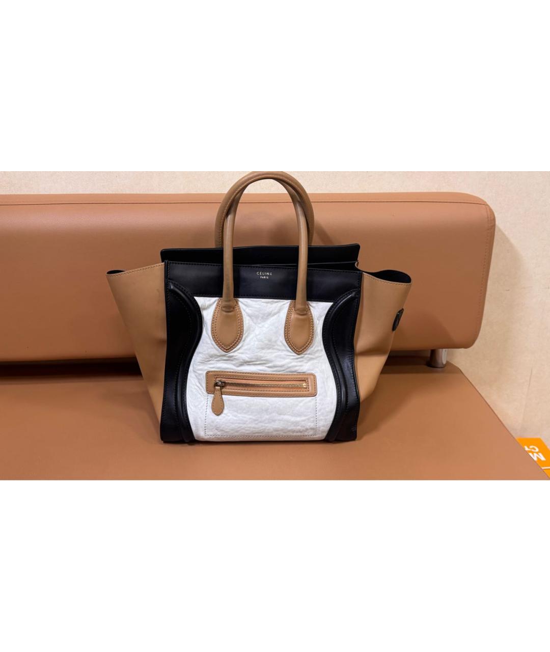 CELINE Мульти кожаная сумка тоут, фото 8