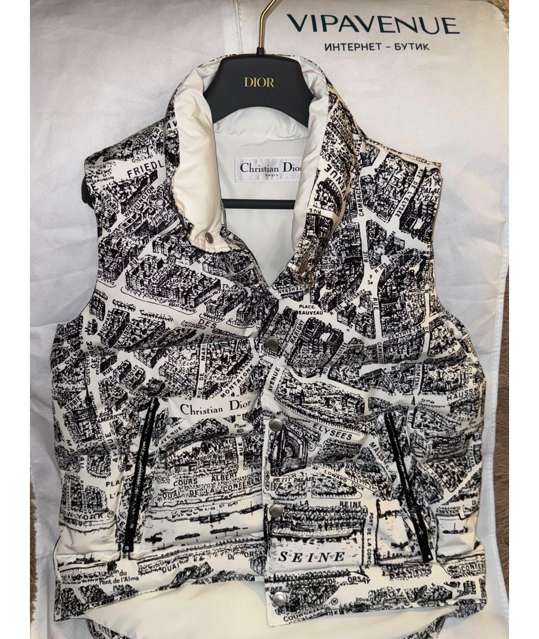 CHRISTIAN DIOR Серый полиэстеровый жилет, фото 5