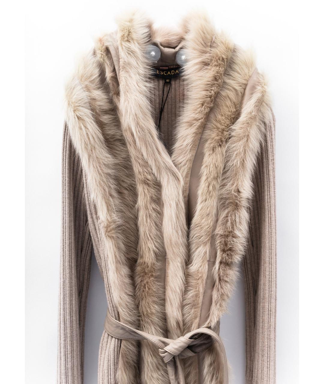 ESCADA Бежевый шерстяной кардиган, фото 3