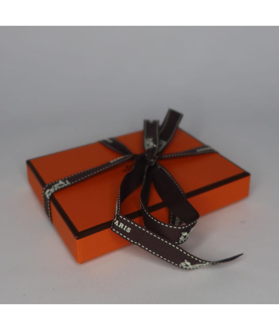 HERMES Коричневый кожаный кардхолдер, фото 5