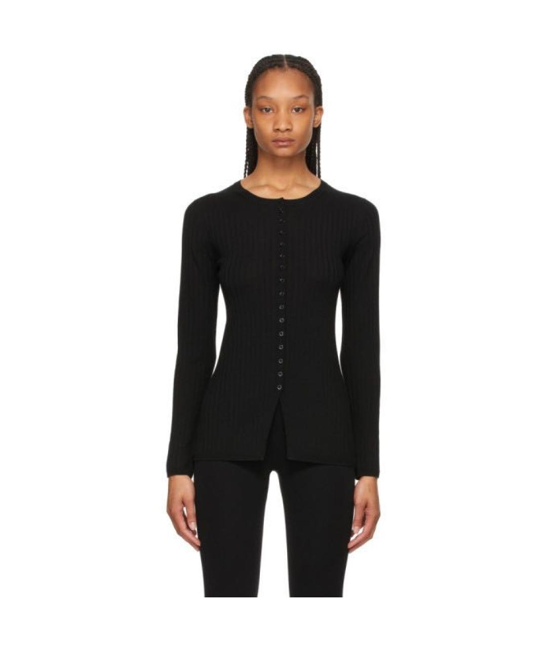 TOTEME Черный шерстяной кардиган, фото 2