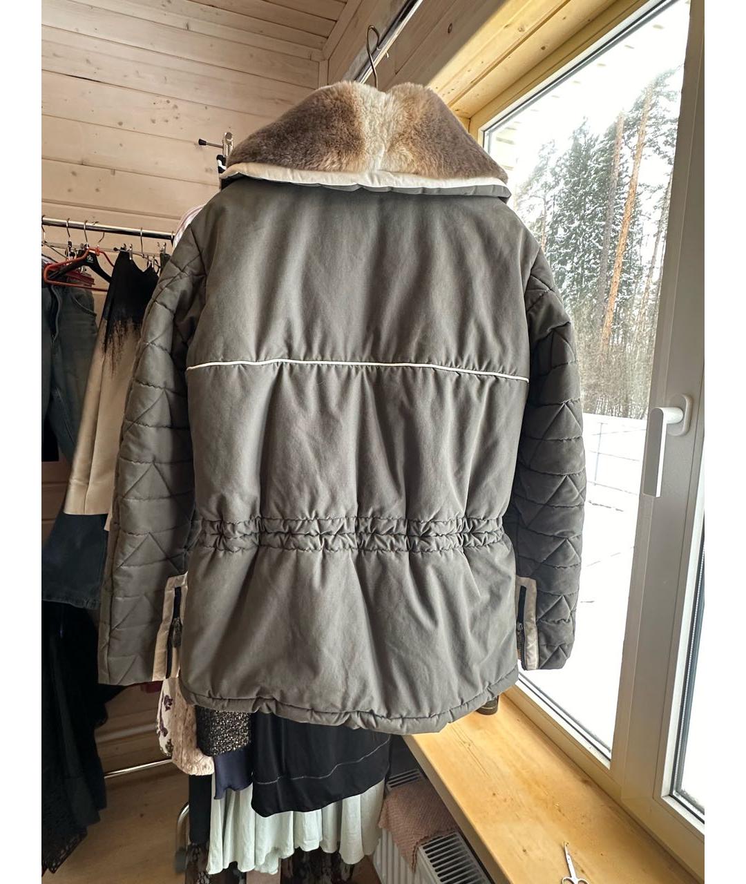 CHANEL Хаки куртка, фото 2