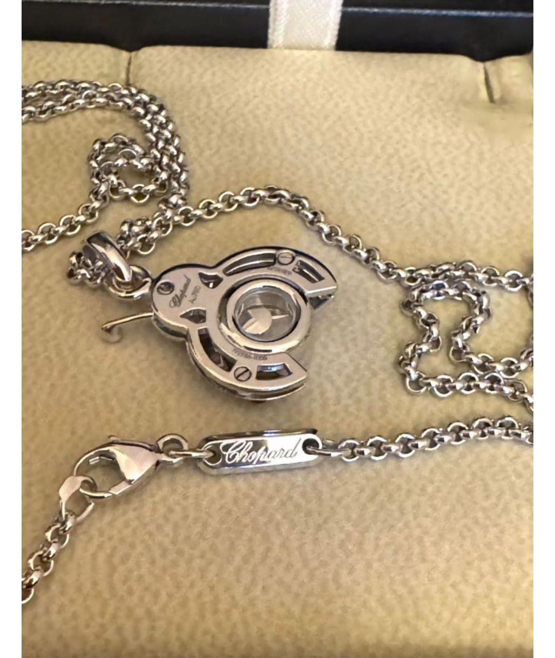 CHOPARD Серебряное колье из белого золота, фото 3