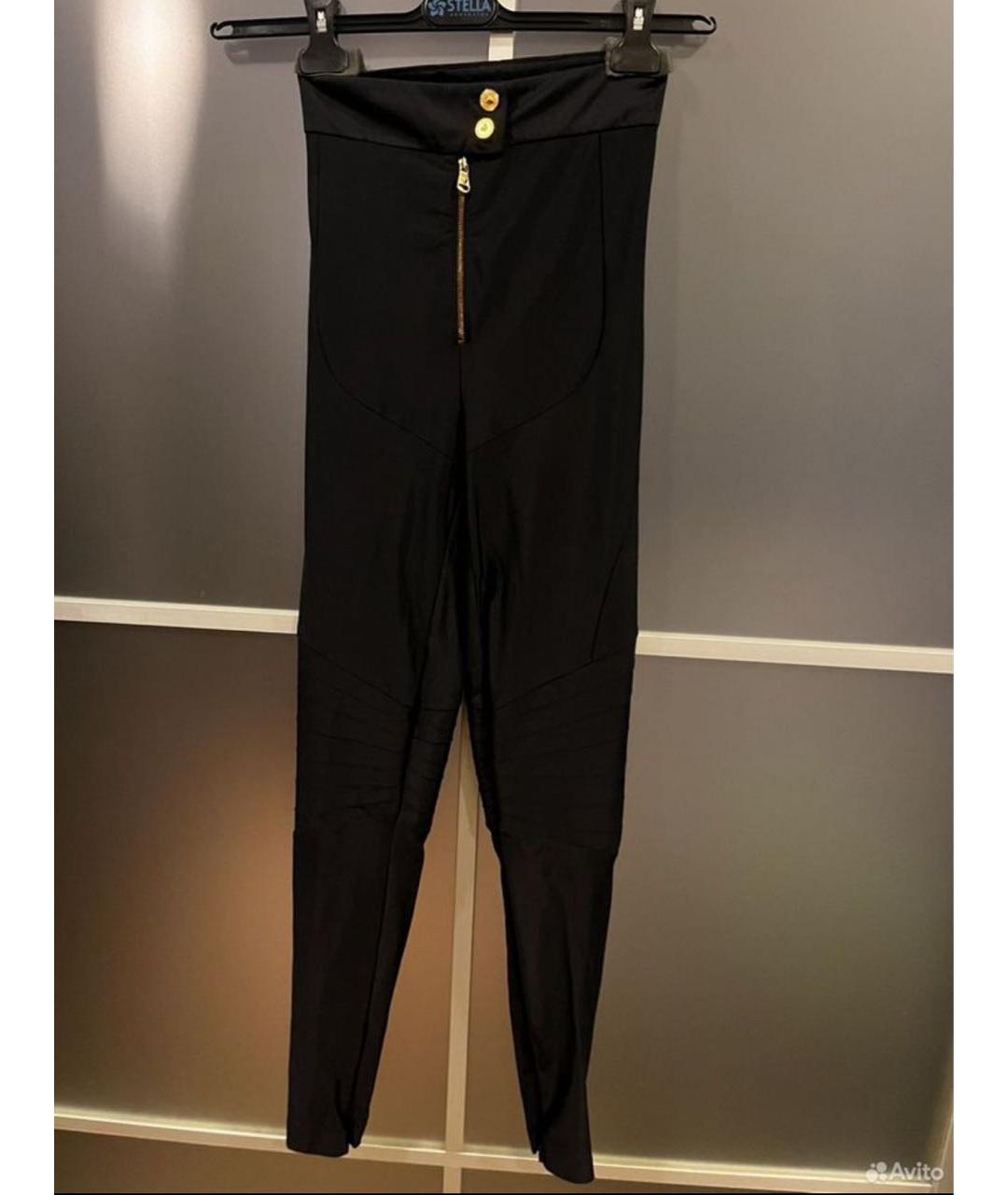 VERSACE Черные полиамидовые леггинсы и велосипедки, фото 5