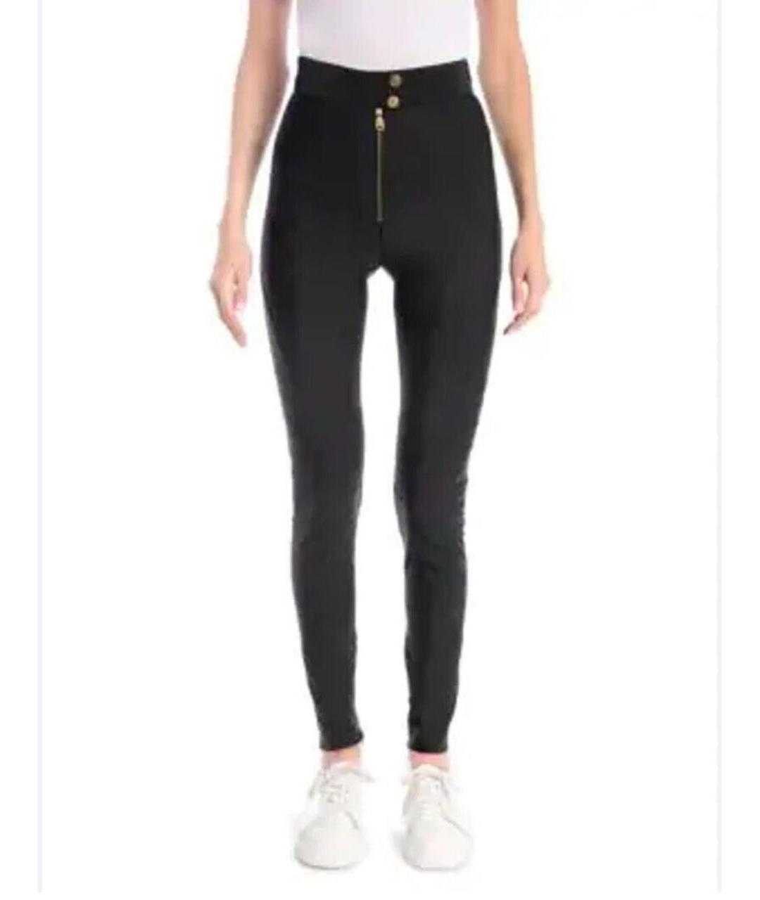 VERSACE Черные полиамидовые леггинсы и велосипедки, фото 3