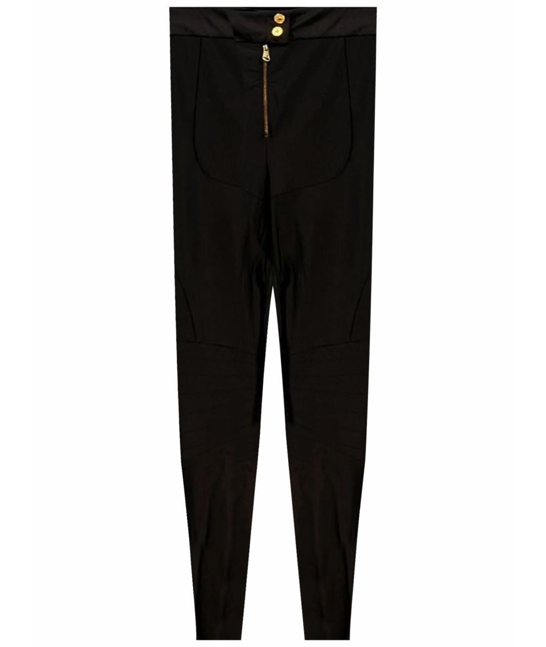 VERSACE Черные полиамидовые леггинсы и велосипедки, фото 1