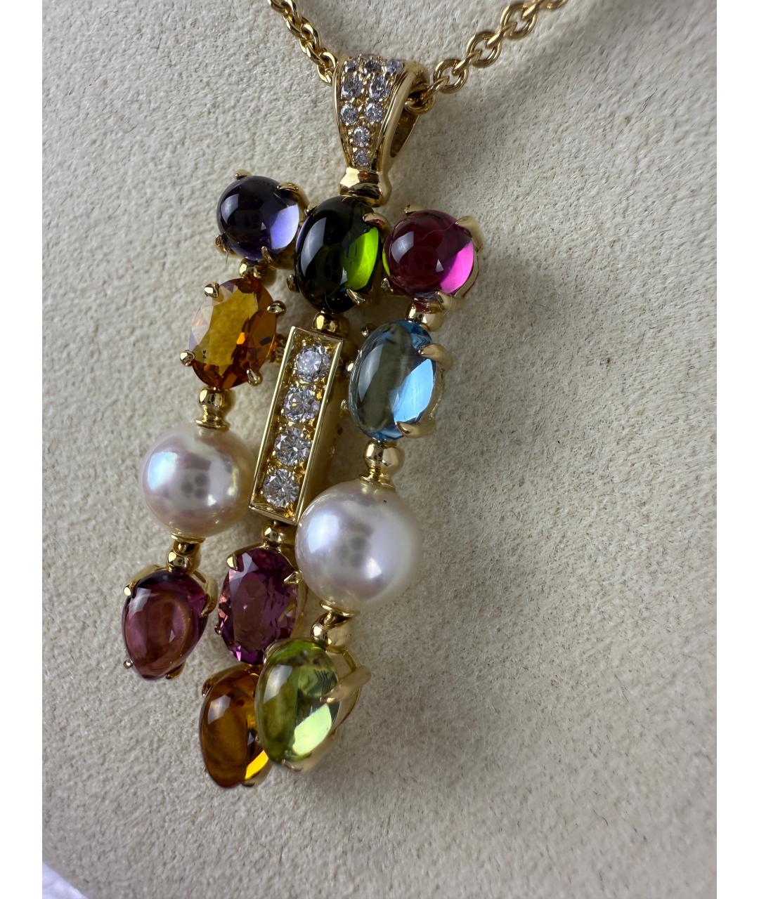 BVLGARI Мульти подвеска из желтого золота, фото 4