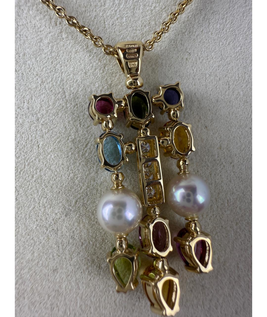 BVLGARI Мульти подвеска из желтого золота, фото 5