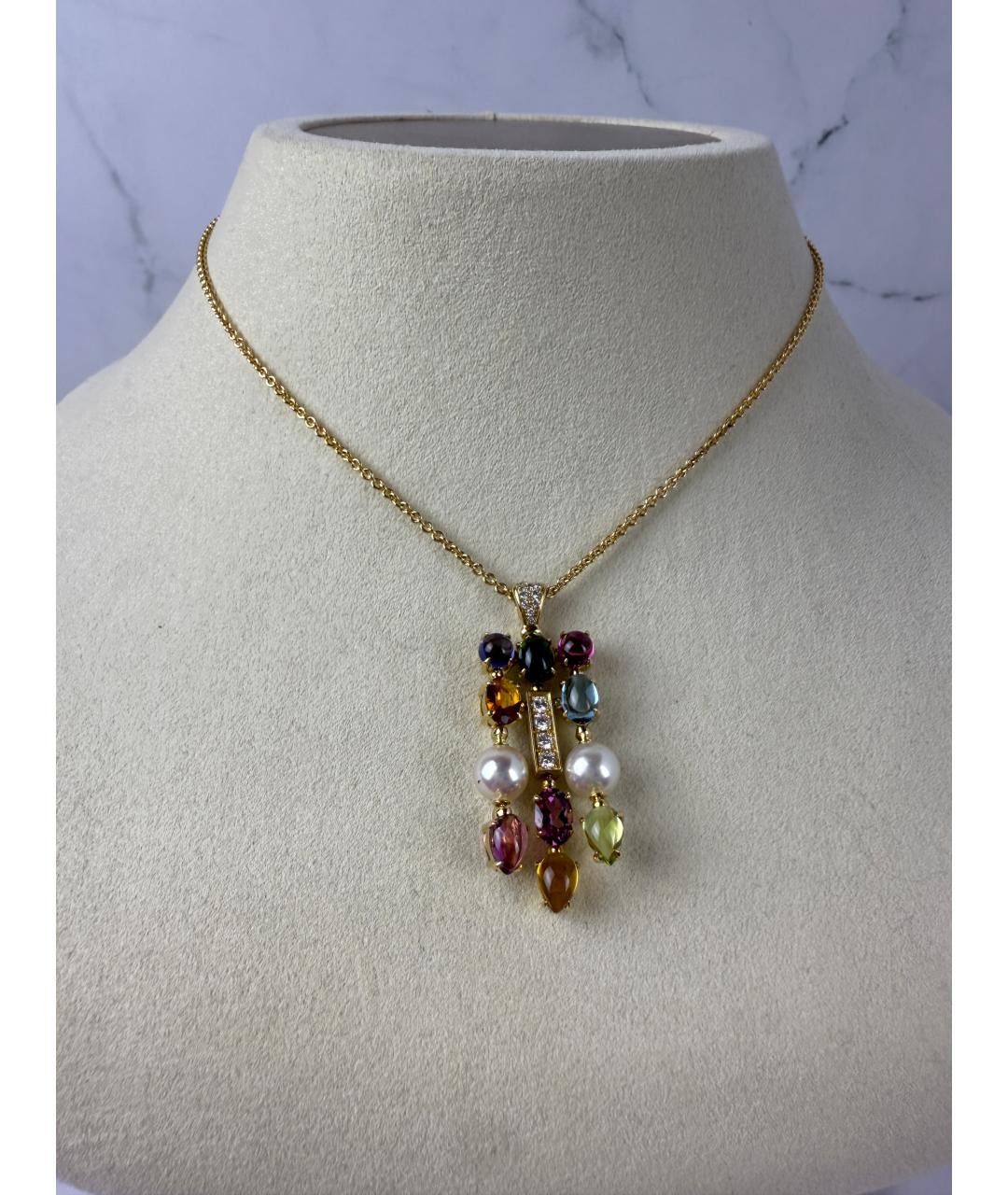 BVLGARI Мульти подвеска из желтого золота, фото 2