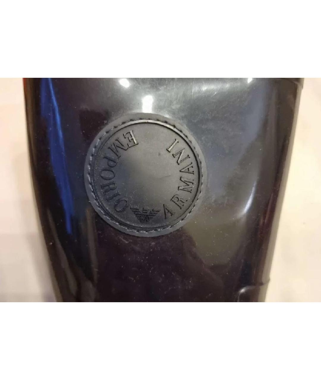 EMPORIO ARMANI KIDS Черные резиновые сапоги, фото 7