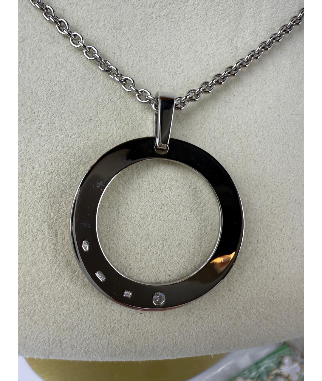 BVLGARI Серебряная подвеска из белого золота, фото 4