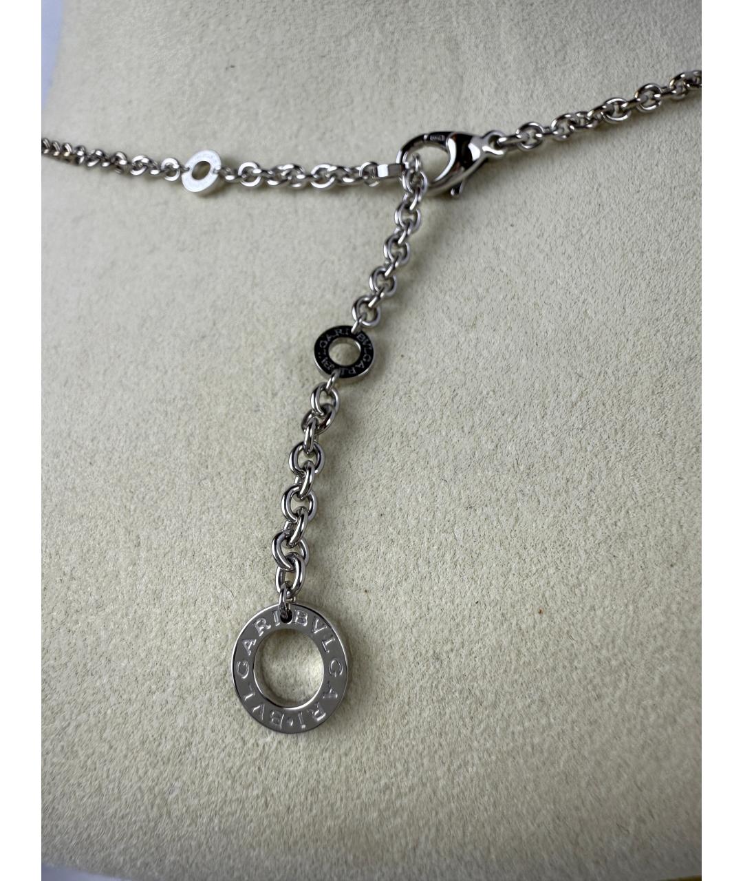 BVLGARI Серебряная подвеска из белого золота, фото 5