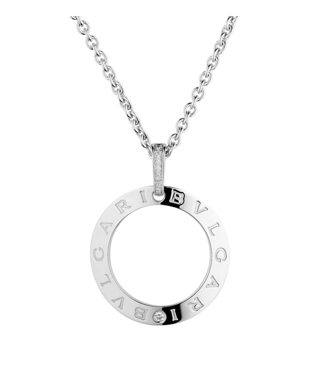 BVLGARI Серебряная подвеска из белого золота, фото 1
