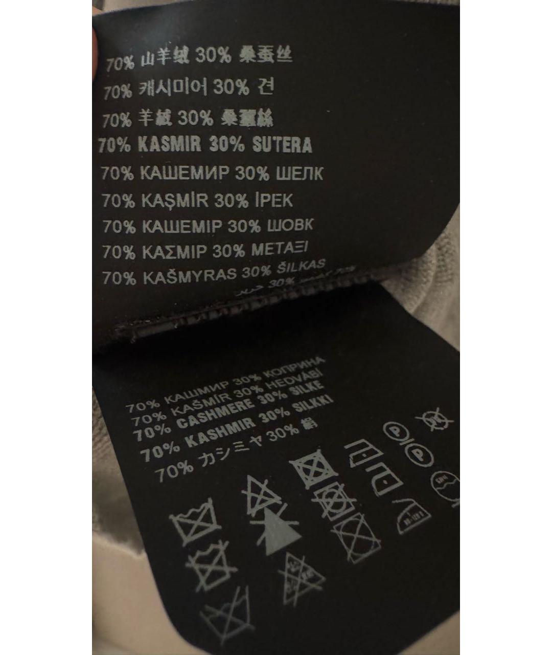 PRADA Серый кашемировый джемпер / свитер, фото 2