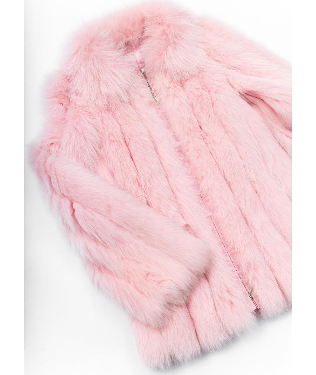 ESCADA Розовая меховая шуба, фото 5
