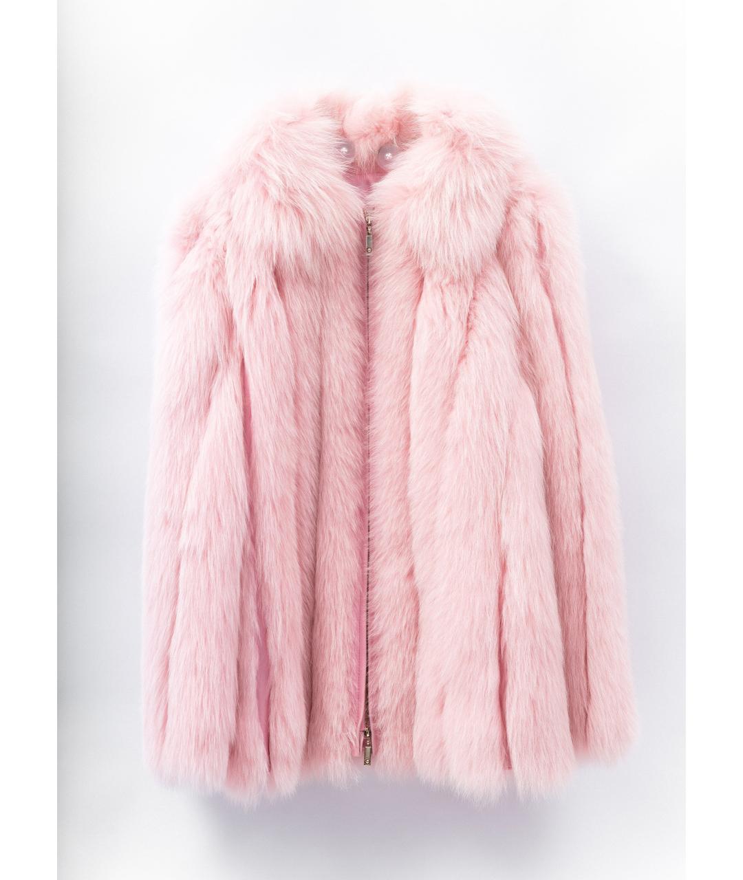 ESCADA Розовая меховая шуба, фото 8