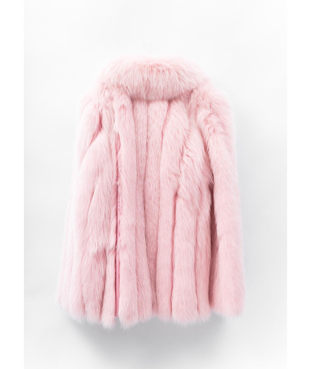 ESCADA Розовая меховая шуба, фото 2