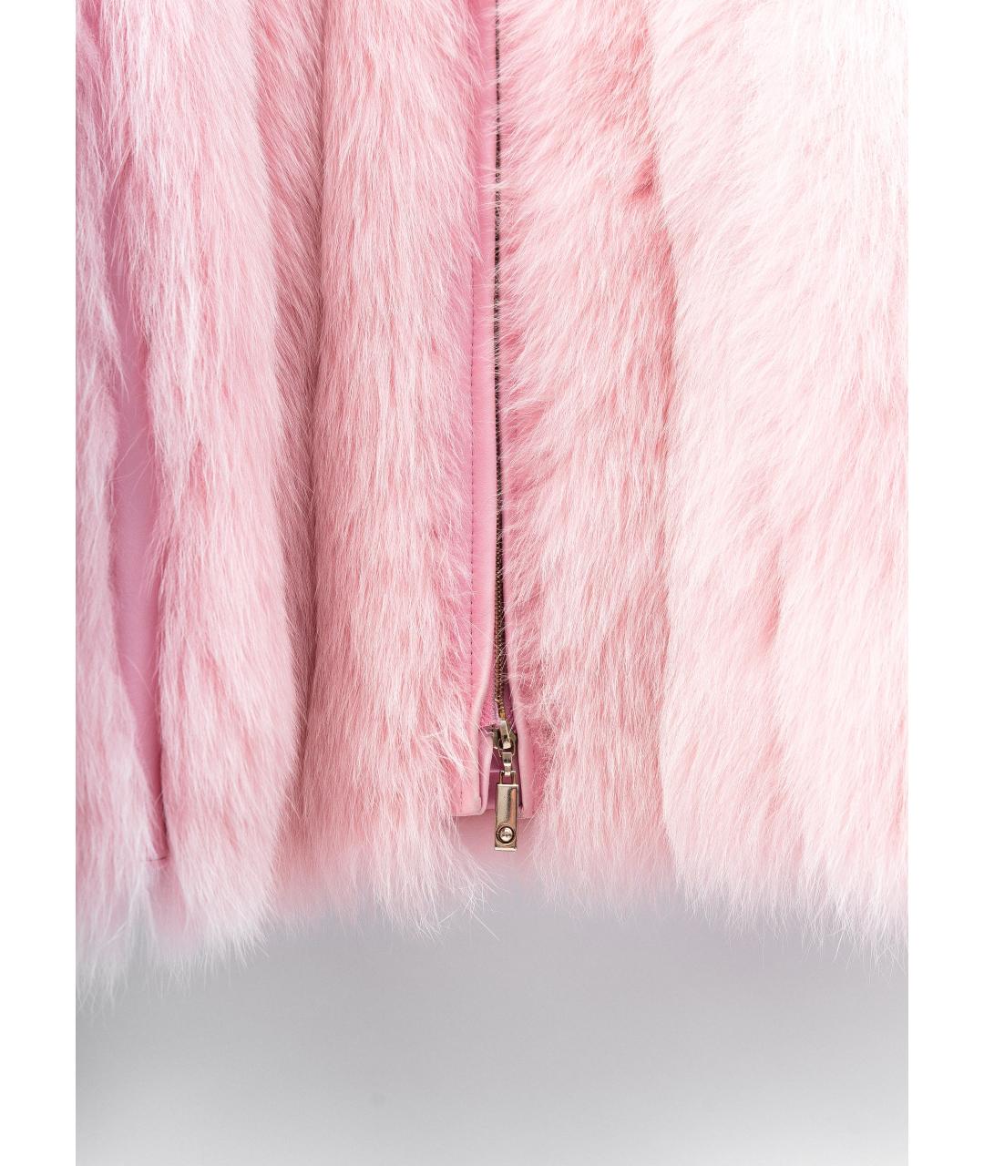 ESCADA Розовая меховая шуба, фото 4