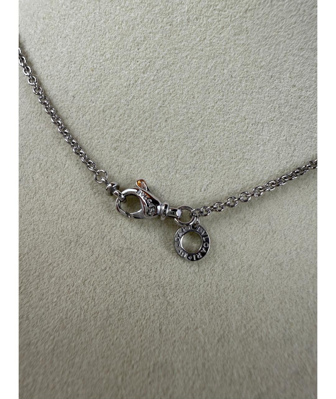 BVLGARI Серебряная подвеска из белого золота, фото 5