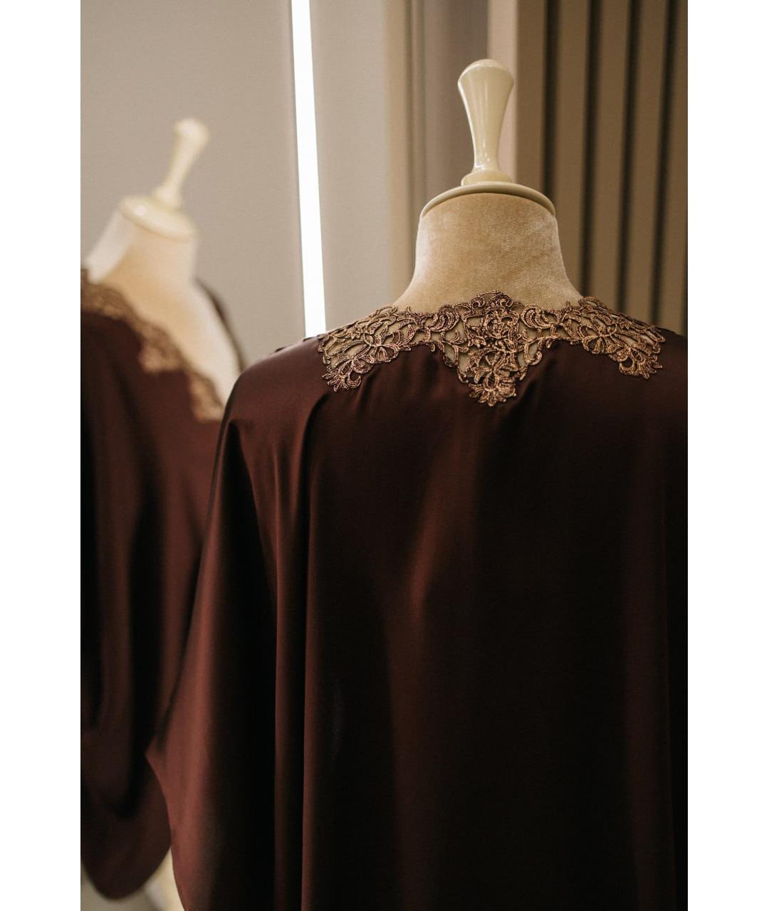 LA PERLA Коричневая пижамы и сорочки, фото 5
