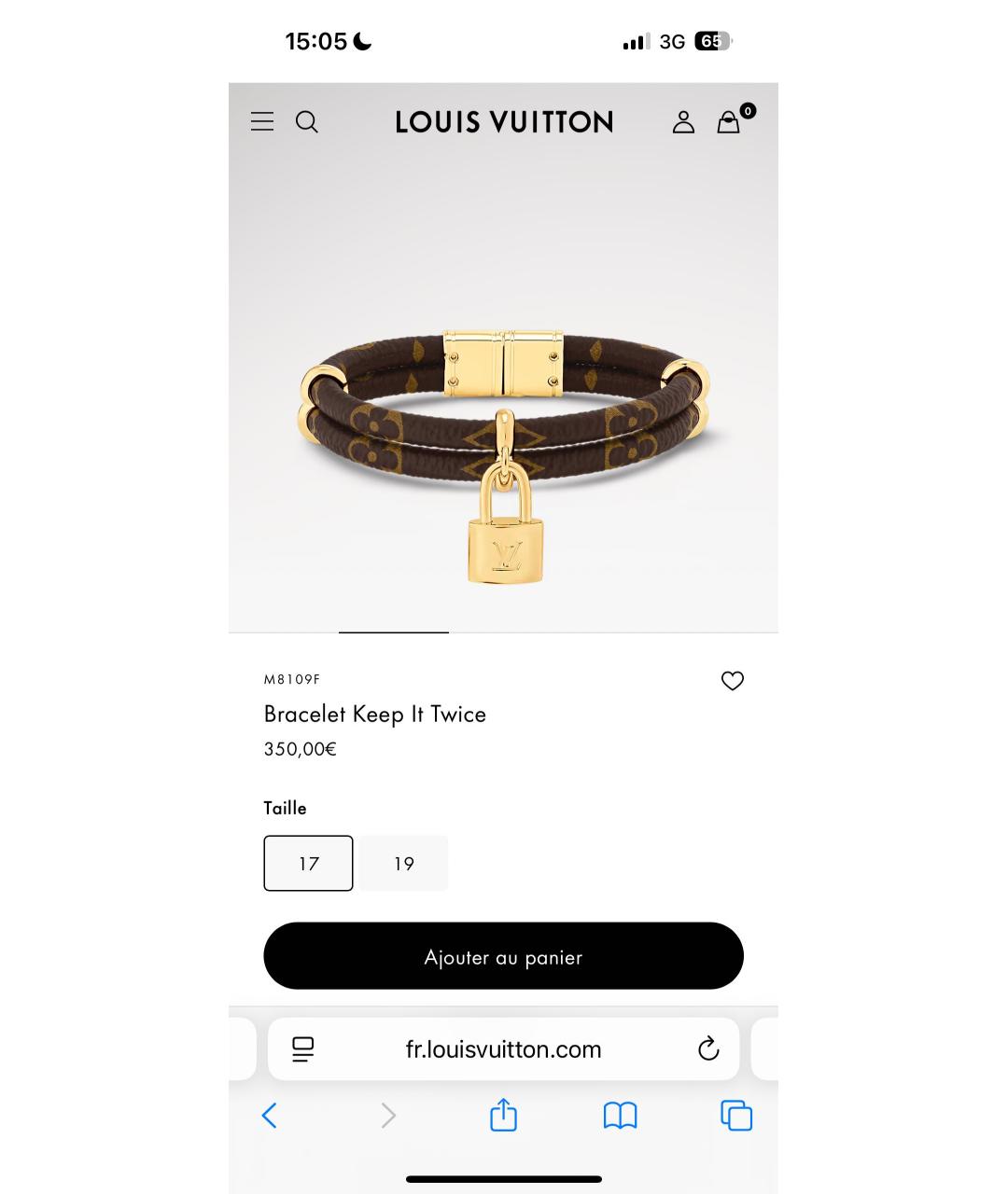 LOUIS VUITTON Коричневый браслет, фото 8