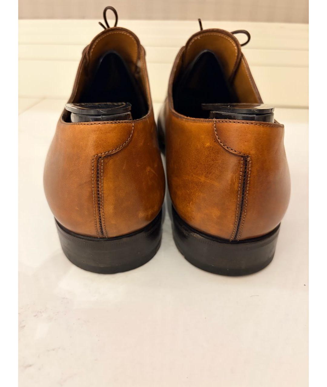 BERLUTI Коричневые кожаные туфли, фото 4