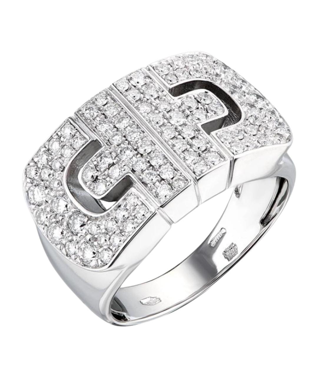 BVLGARI Серебряное кольцо из белого золота, фото 1
