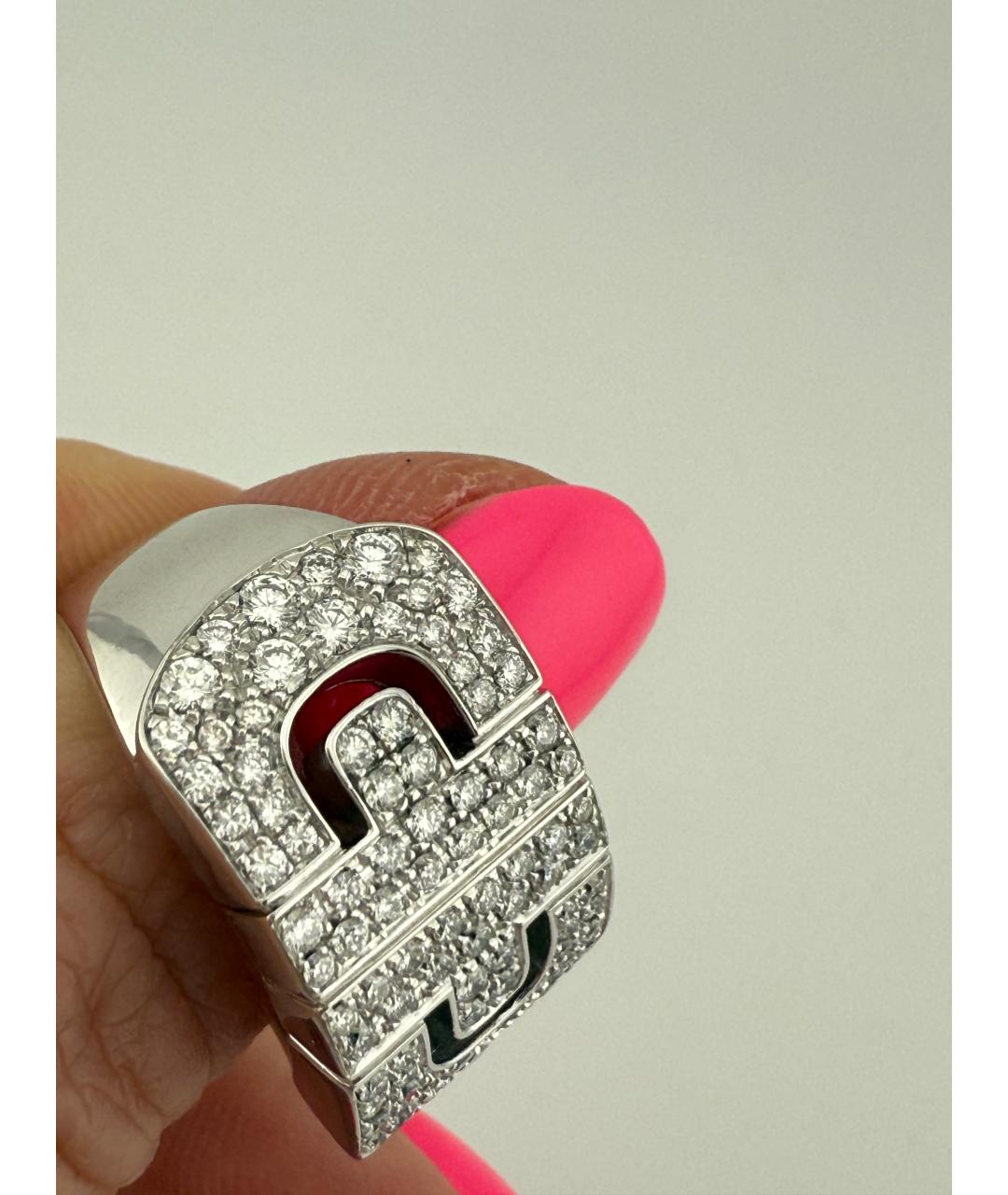 BVLGARI Серебряное кольцо из белого золота, фото 4