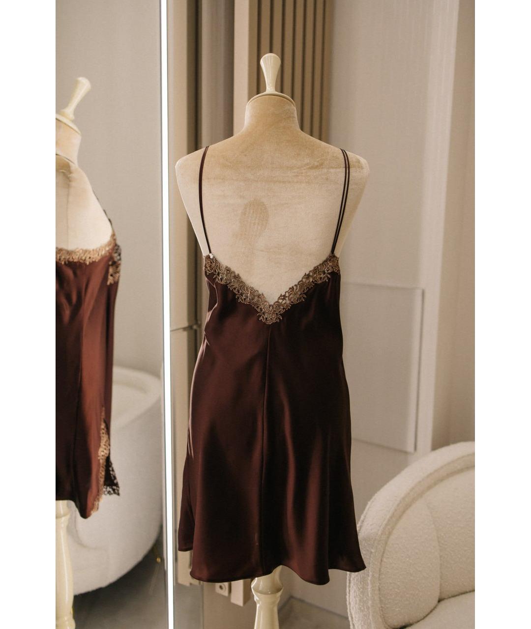 LA PERLA Коричневая пижамы и сорочки, фото 5