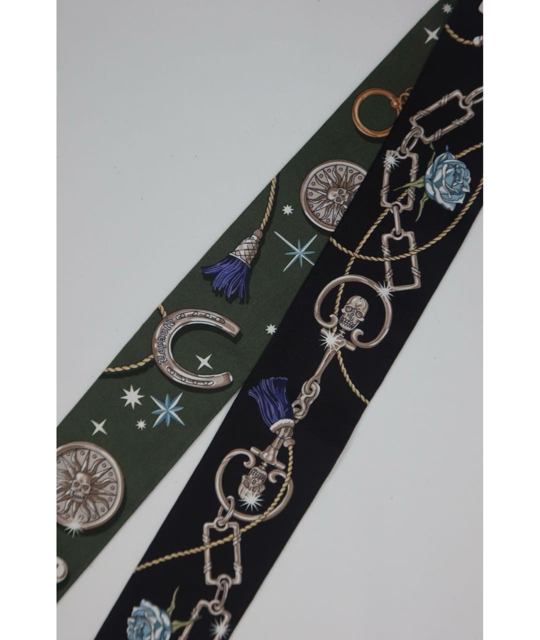 HERMES Мульти шелковый платок, фото 7