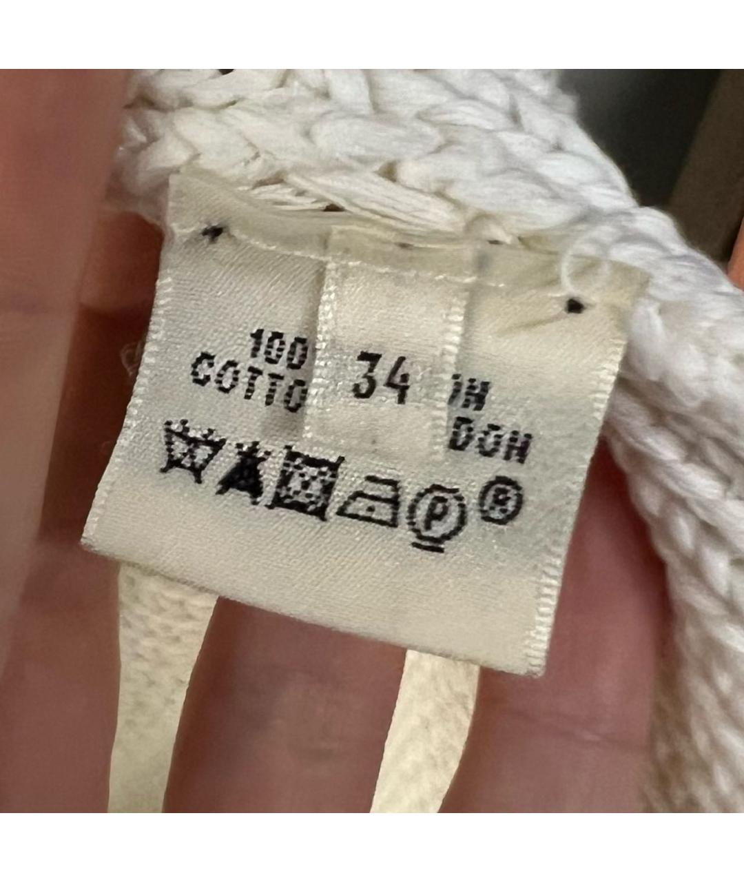 HERMES Белый кардиган, фото 5