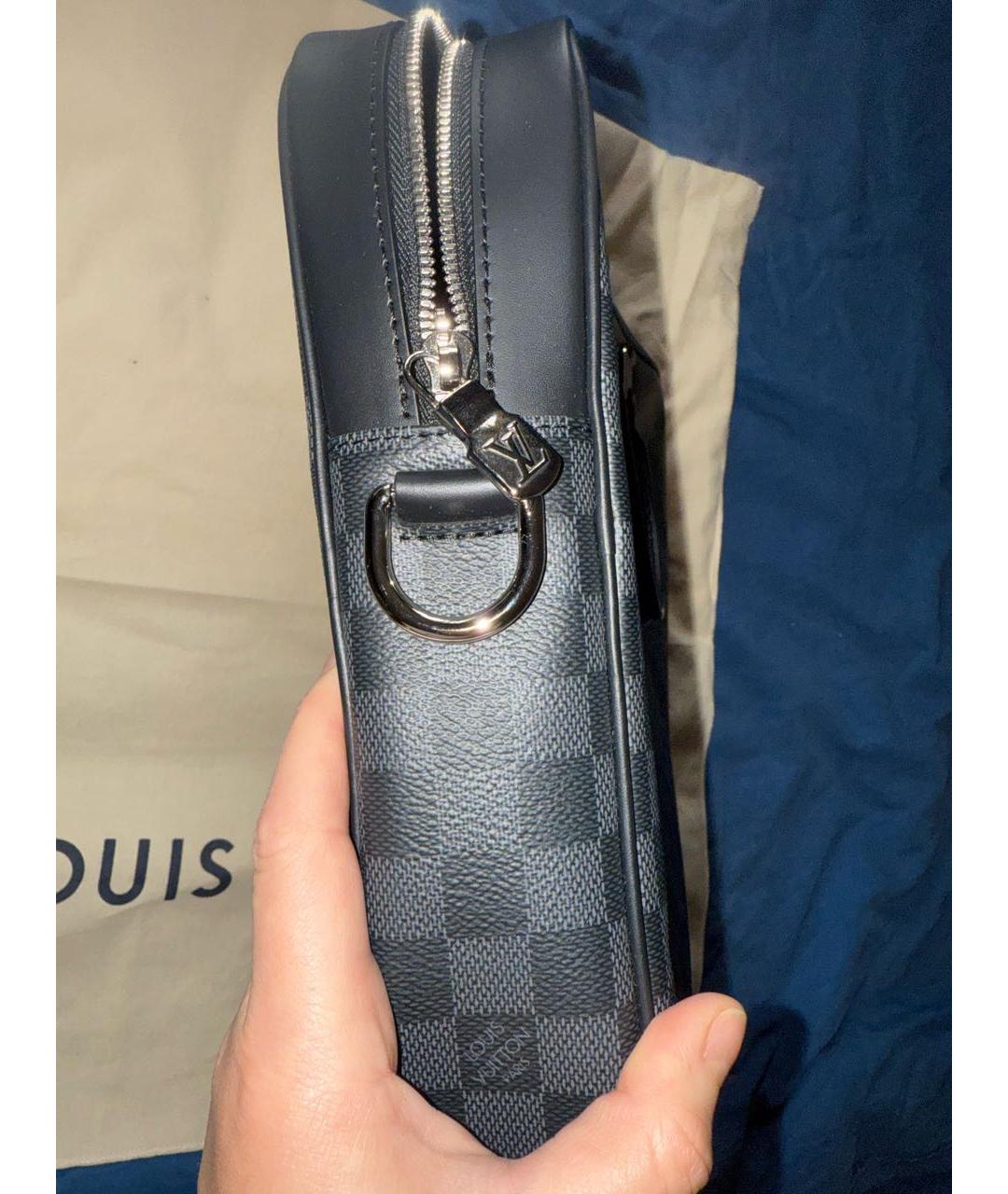 LOUIS VUITTON Черный портфель, фото 5