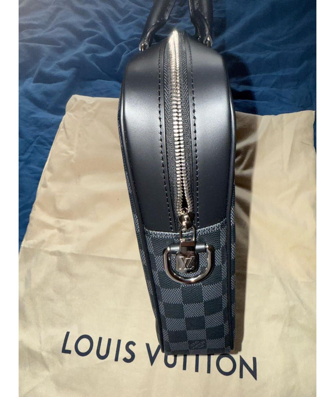 LOUIS VUITTON Черный портфель, фото 2