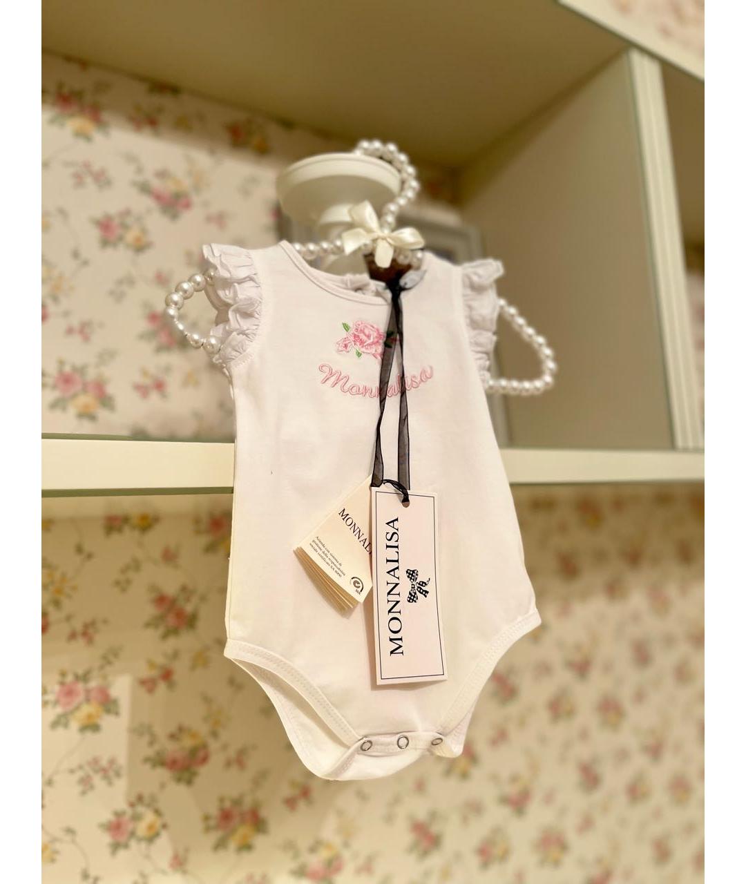 MONNALISA Белый хлопковый комплект, фото 2