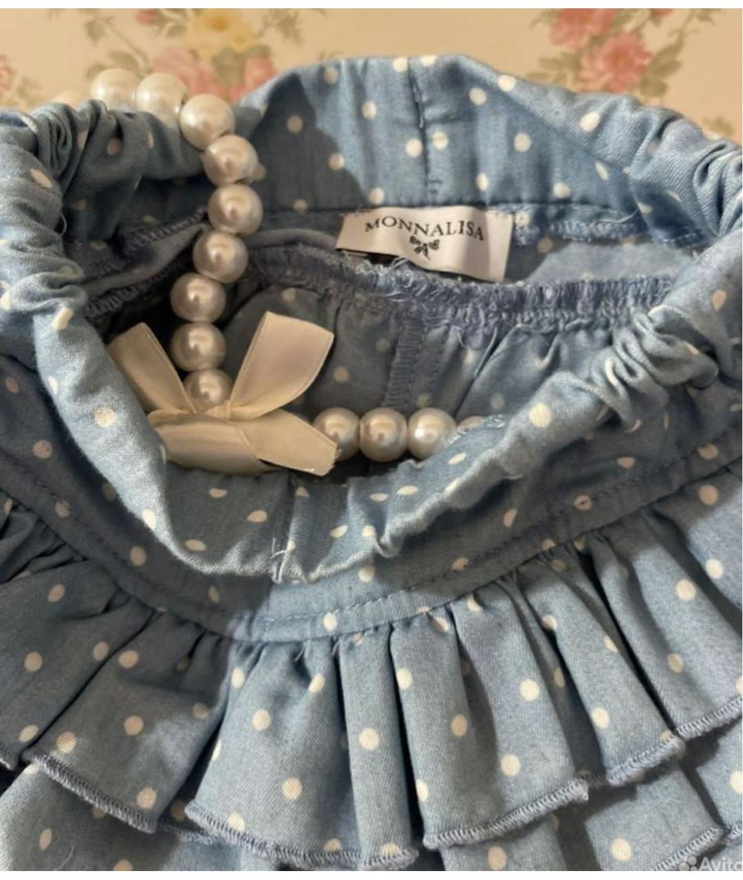 MONNALISA Белый хлопковый комплект, фото 5